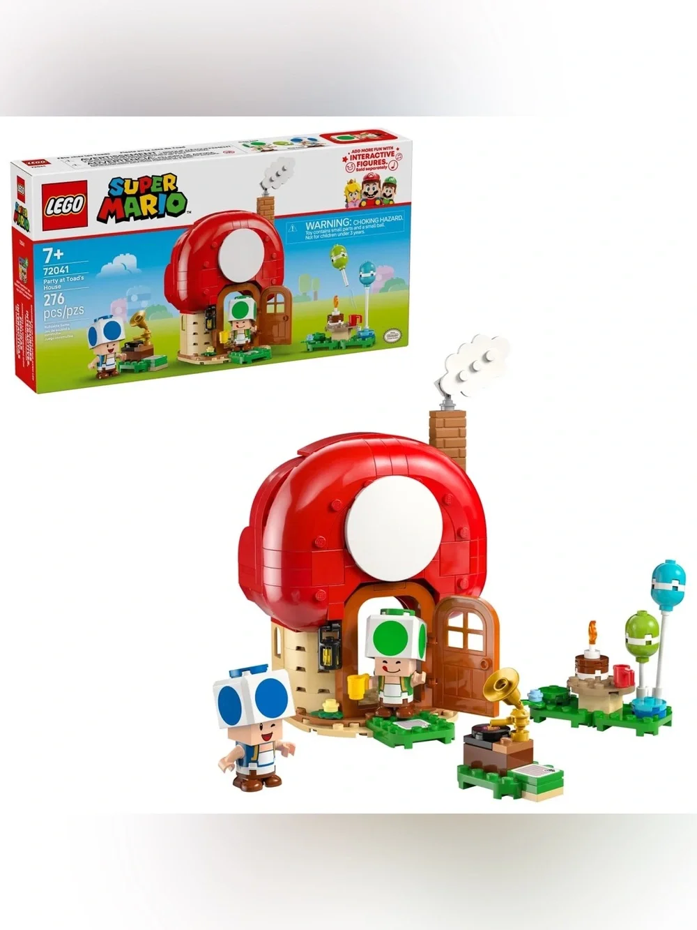 LEGO Super Mario Party at Toad’s House Building Toy - Pretend Play Set for Boys